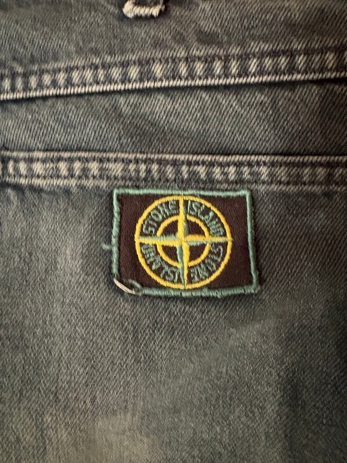 스톤아일랜드 90s 그린엣지 데님 청바지 상품이미지4