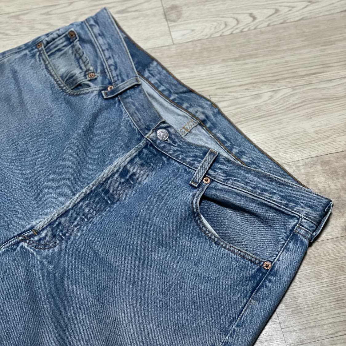 리바이스 501 연청 38x32 상품이미지3