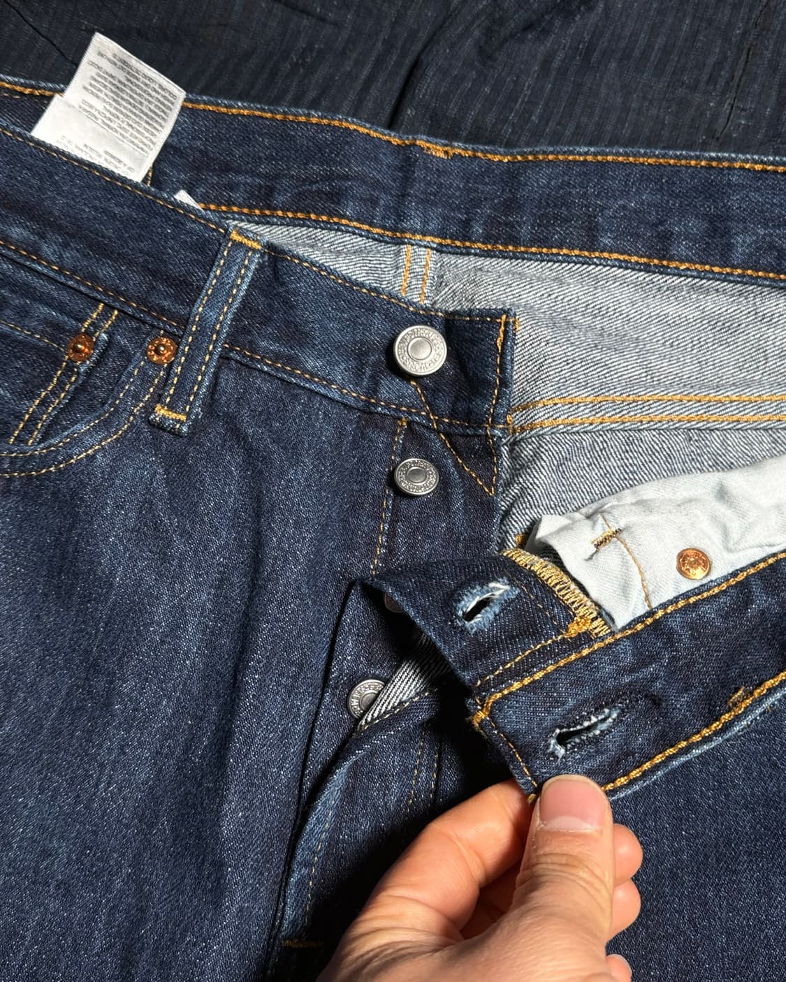 리바이스 501 스트레이트 핏 데님 팬츠 32 상품이미지2