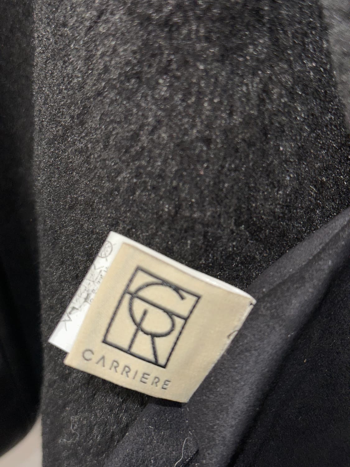 carriere short 리버시블 에코레더 무스탕 블랙 os  상품이미지7