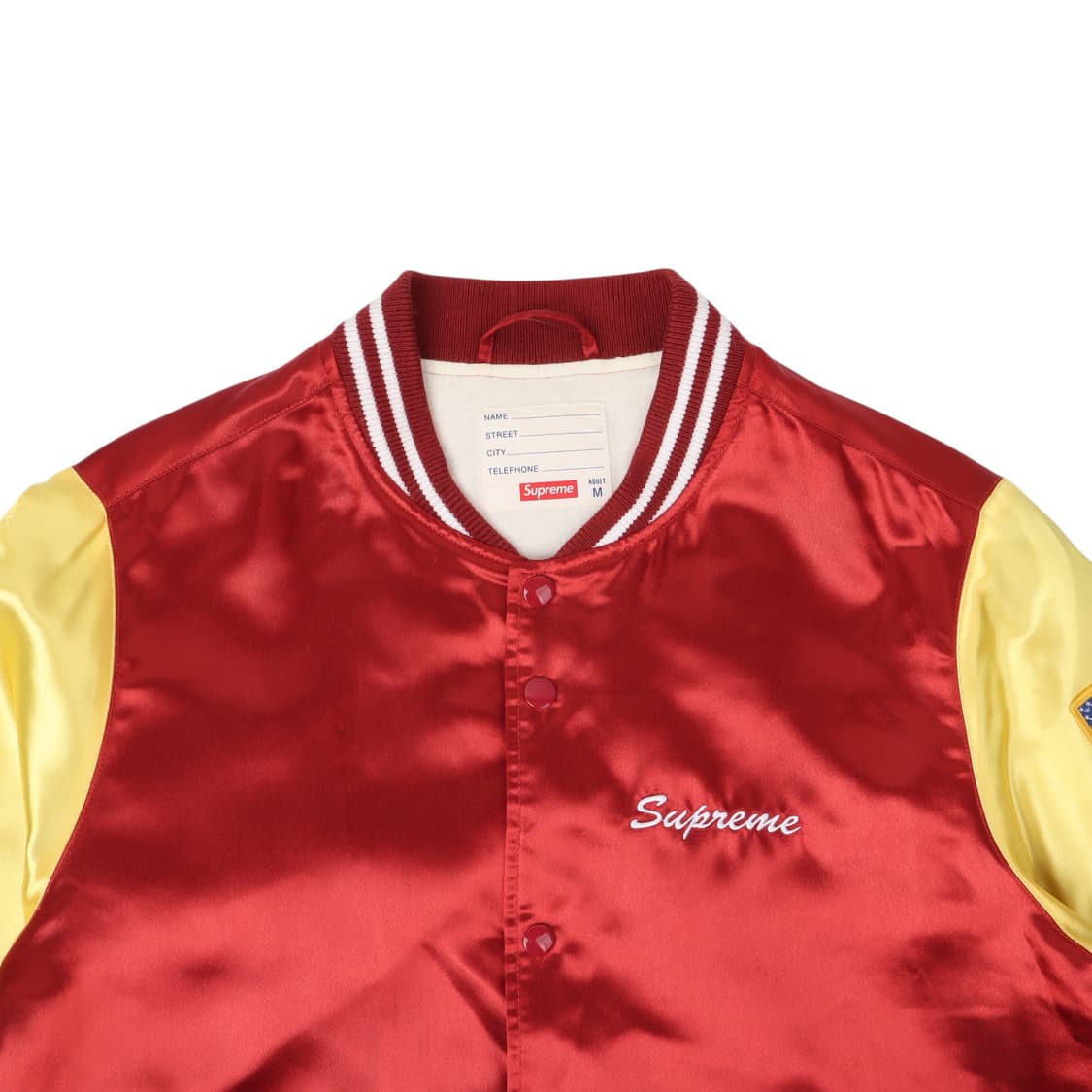 슈프림 새틴 베이스볼 자켓 상품이미지2