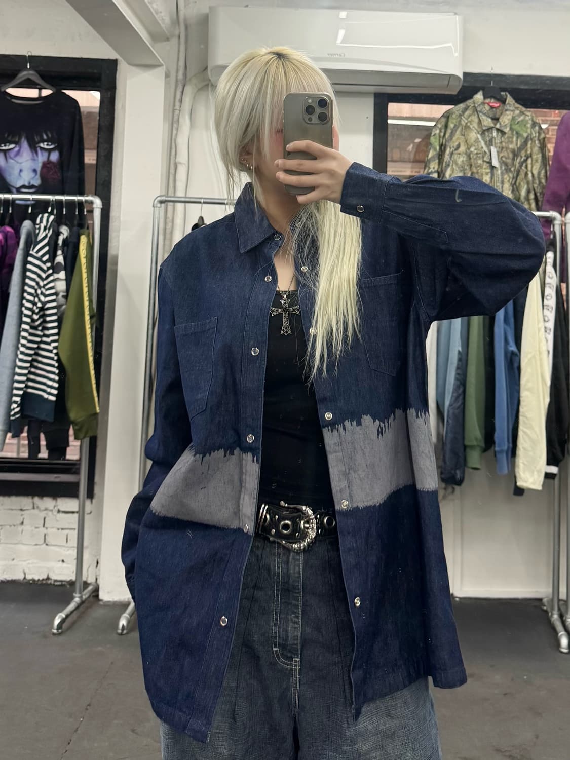 Quiksilver 퀵실버 올드스쿨 데님 셔츠자켓 상품이미지2