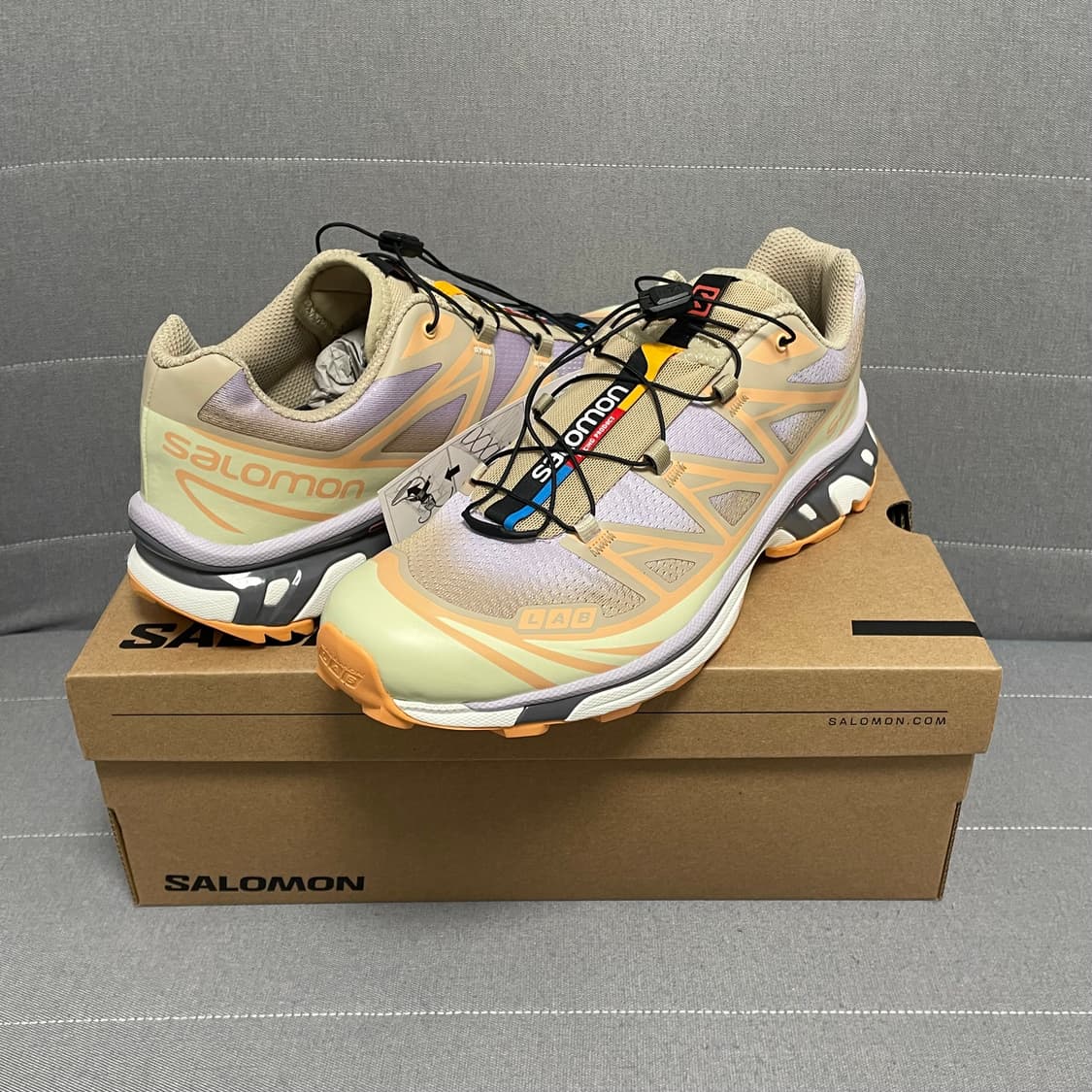 살로몬/ xt6 스카이라인 화이트 페퍼 피치/ 285 상품이미지2