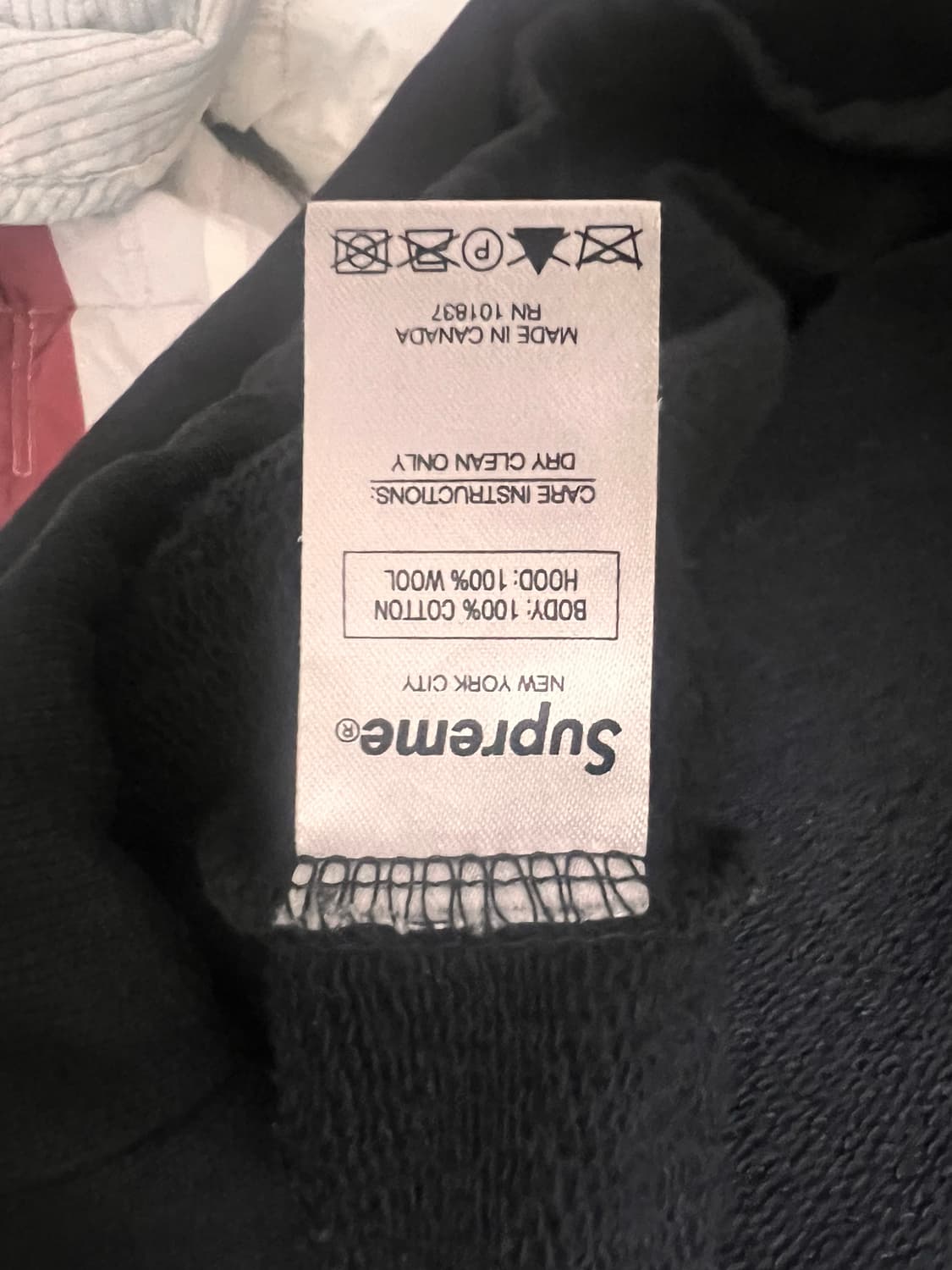 Supreme commedesgarcons plaid hoodie 상품이미지6
