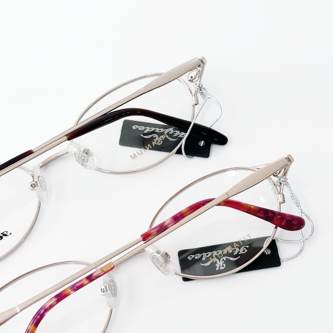 HYADES 골드 큐빅 메탈 데드스탁 빈티지안경 상품이미지5