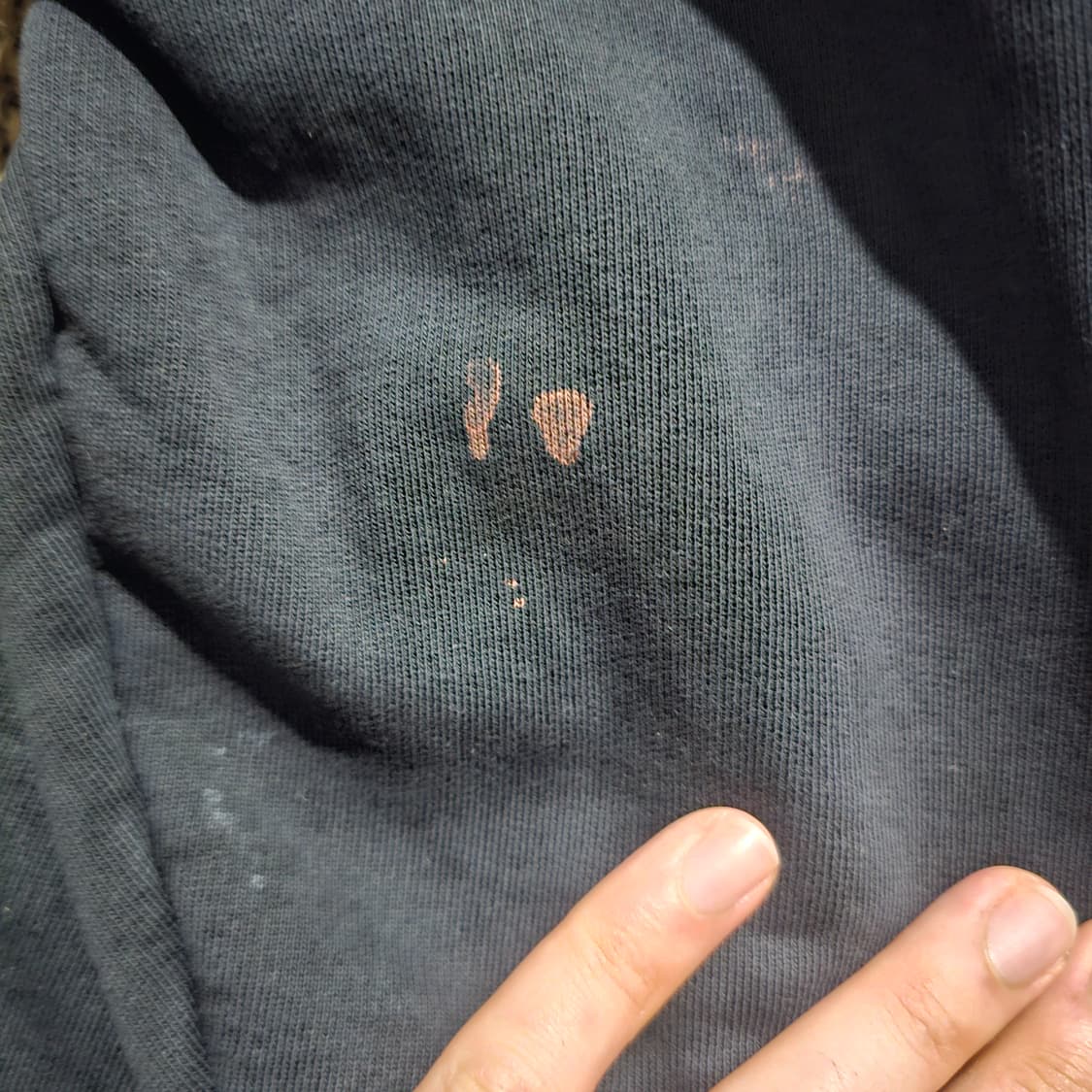 오프화이트 후드 블랙 M 나뭇잎 자수 상품이미지9