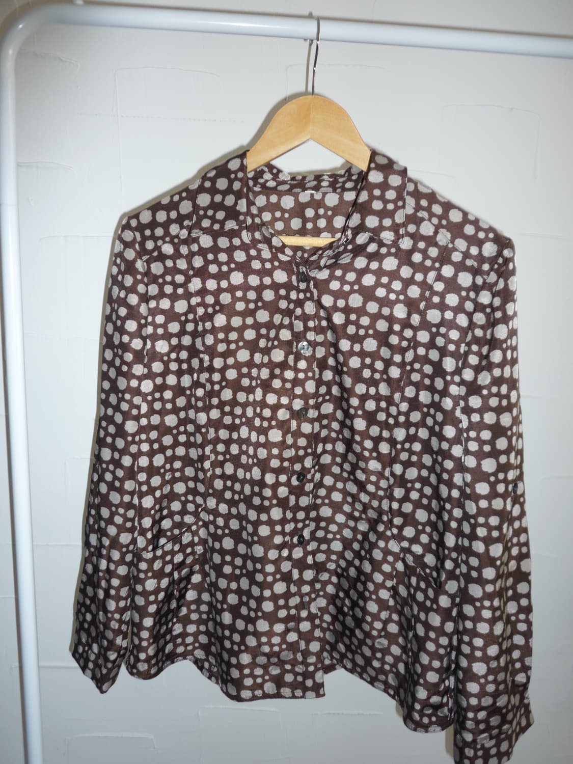 Brown dot overfit jacket 상품이미지6