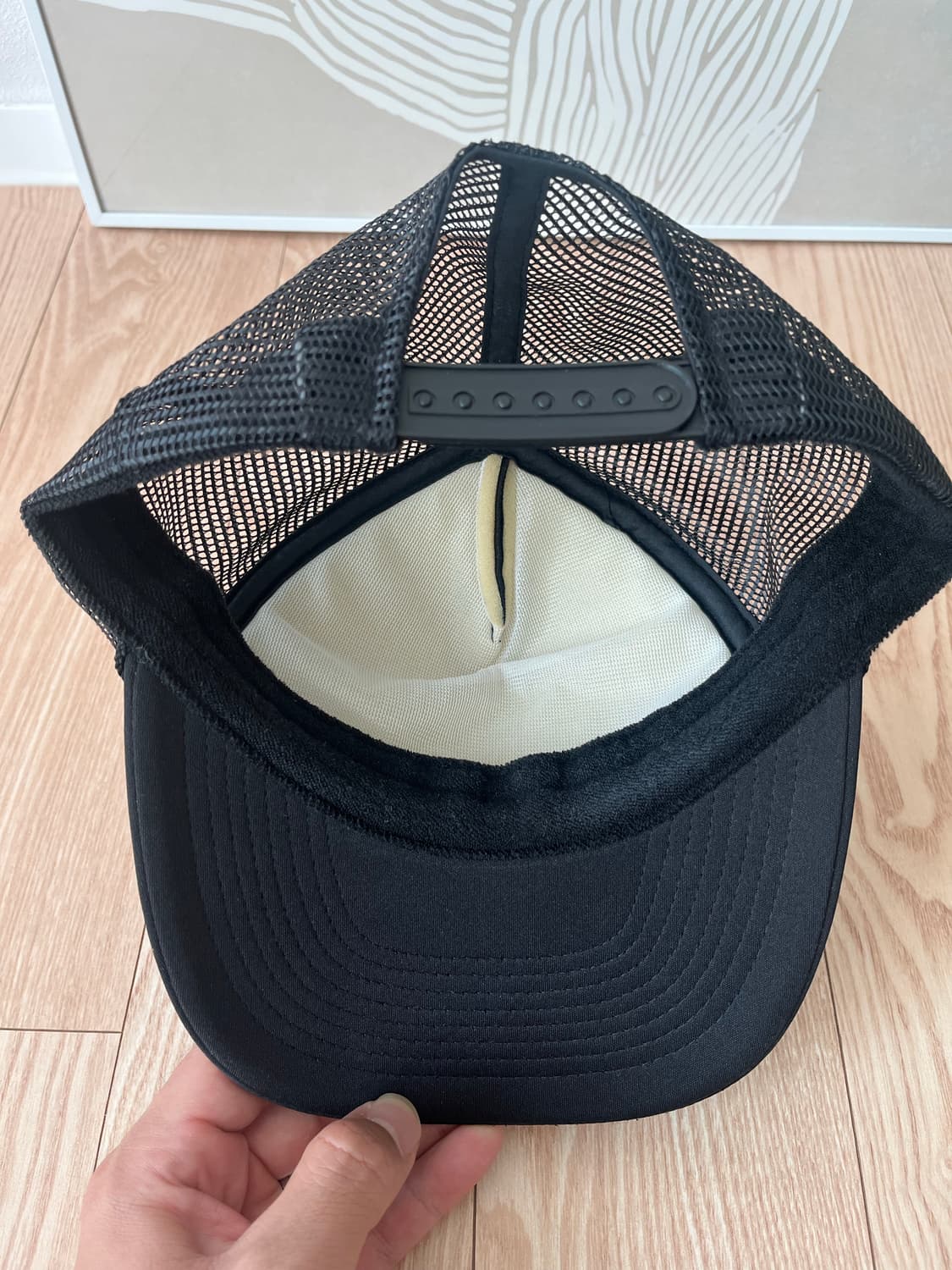 상태ss))듀테로 맥스브라운 Maxbrown RT Cap 모자 Black 상품이미지6