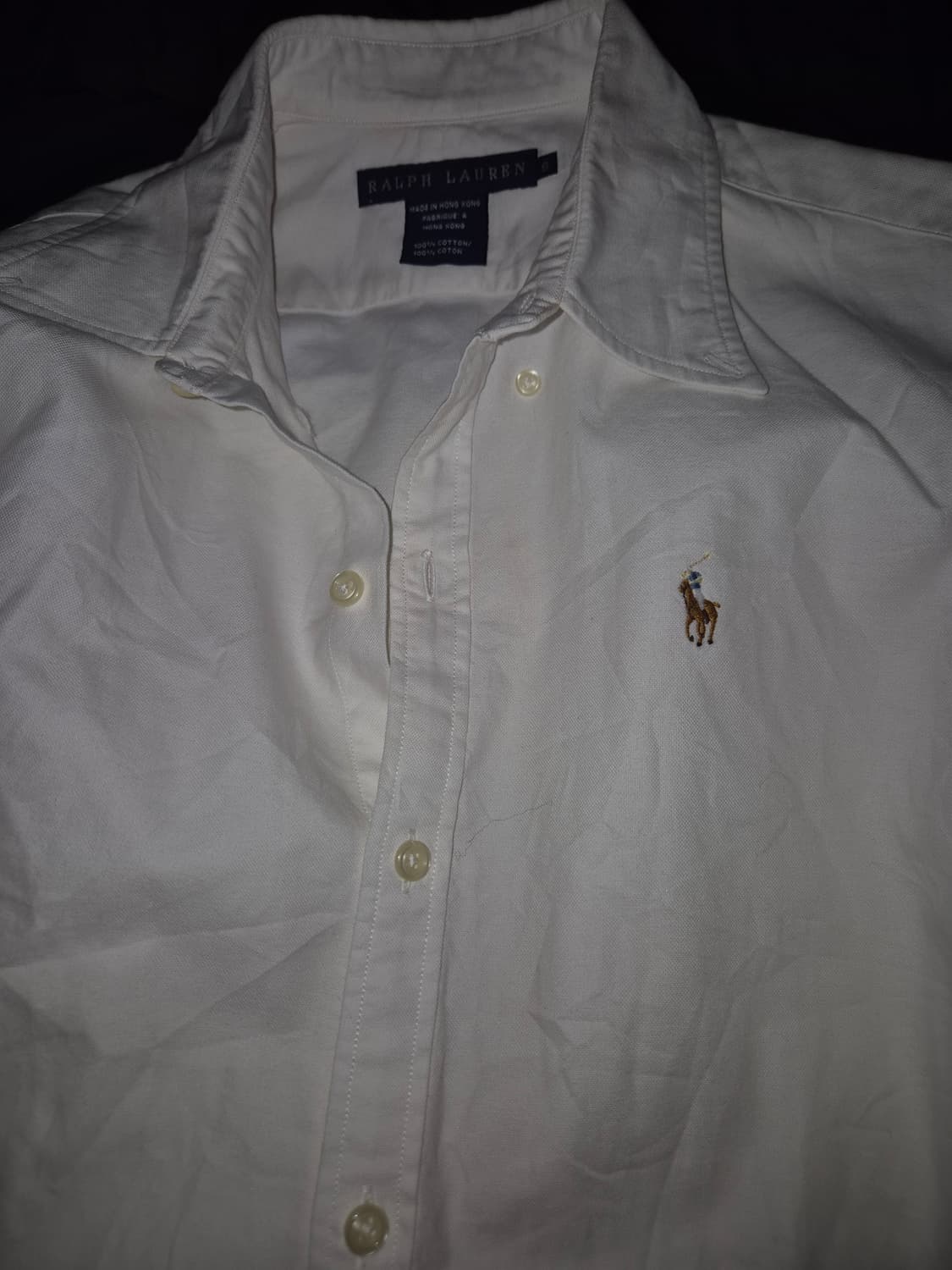 폴로 랄프로렌 화이트 셔츠 상품이미지3