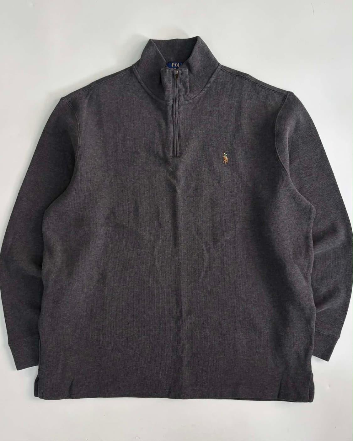 [XL] 폴로 랄프로렌 새상품 그레이 하프집업 스웻 셔츠 상품이미지1