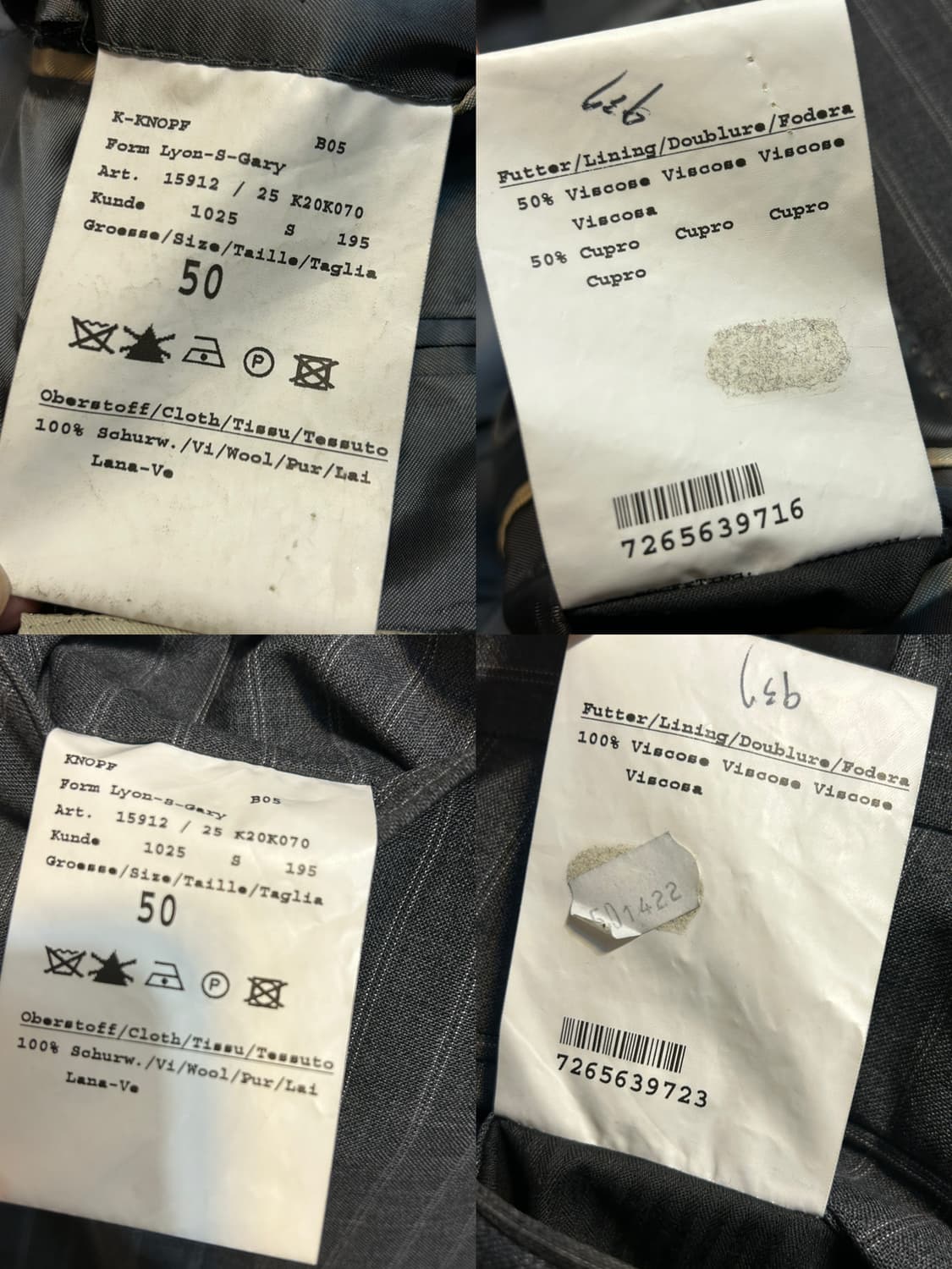 버버리 핀스트라이프 수트 셋업 상품이미지8