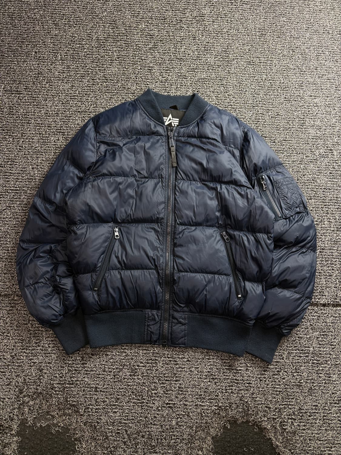 알파인더스트리 MA-1 경량 다운 봄버 점퍼 4155 상품이미지2