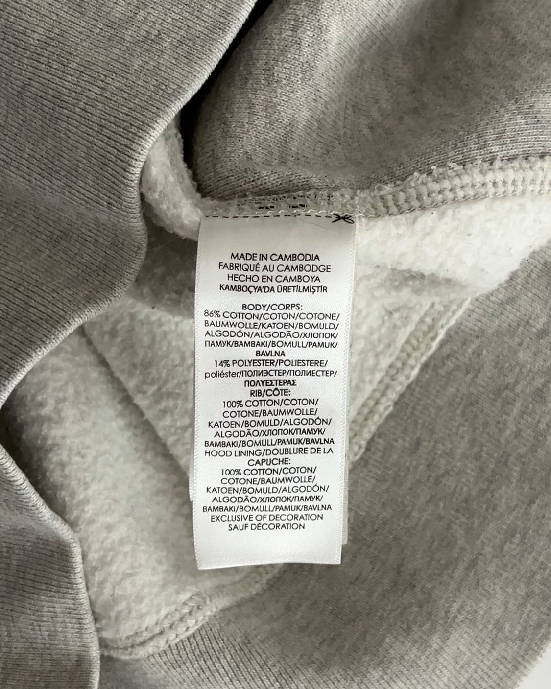 폴로 랄프로렌 써멀 기모 후드집업 M 상품이미지5