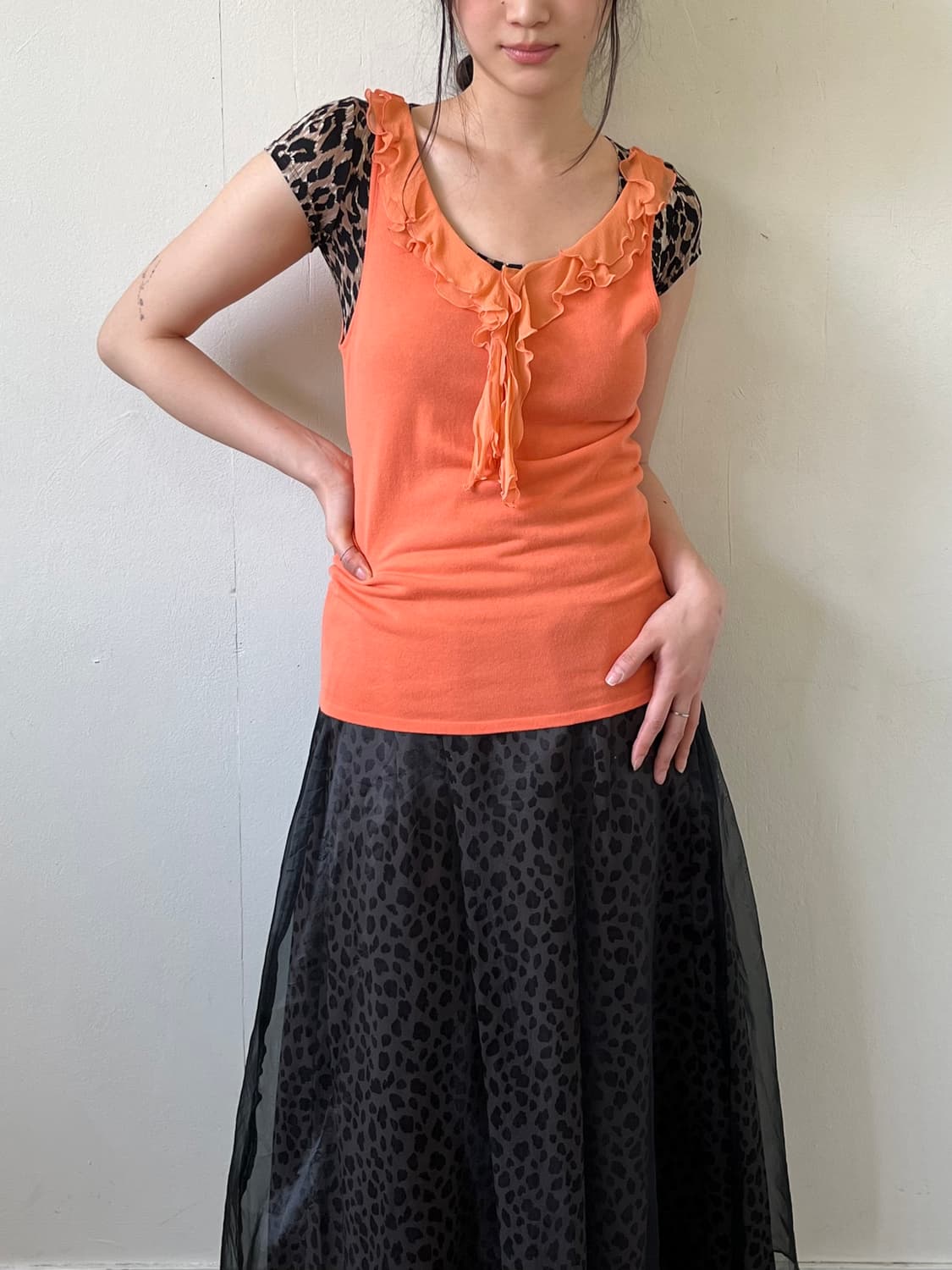 EPOCA 오렌지 슬리브리스 상품이미지5