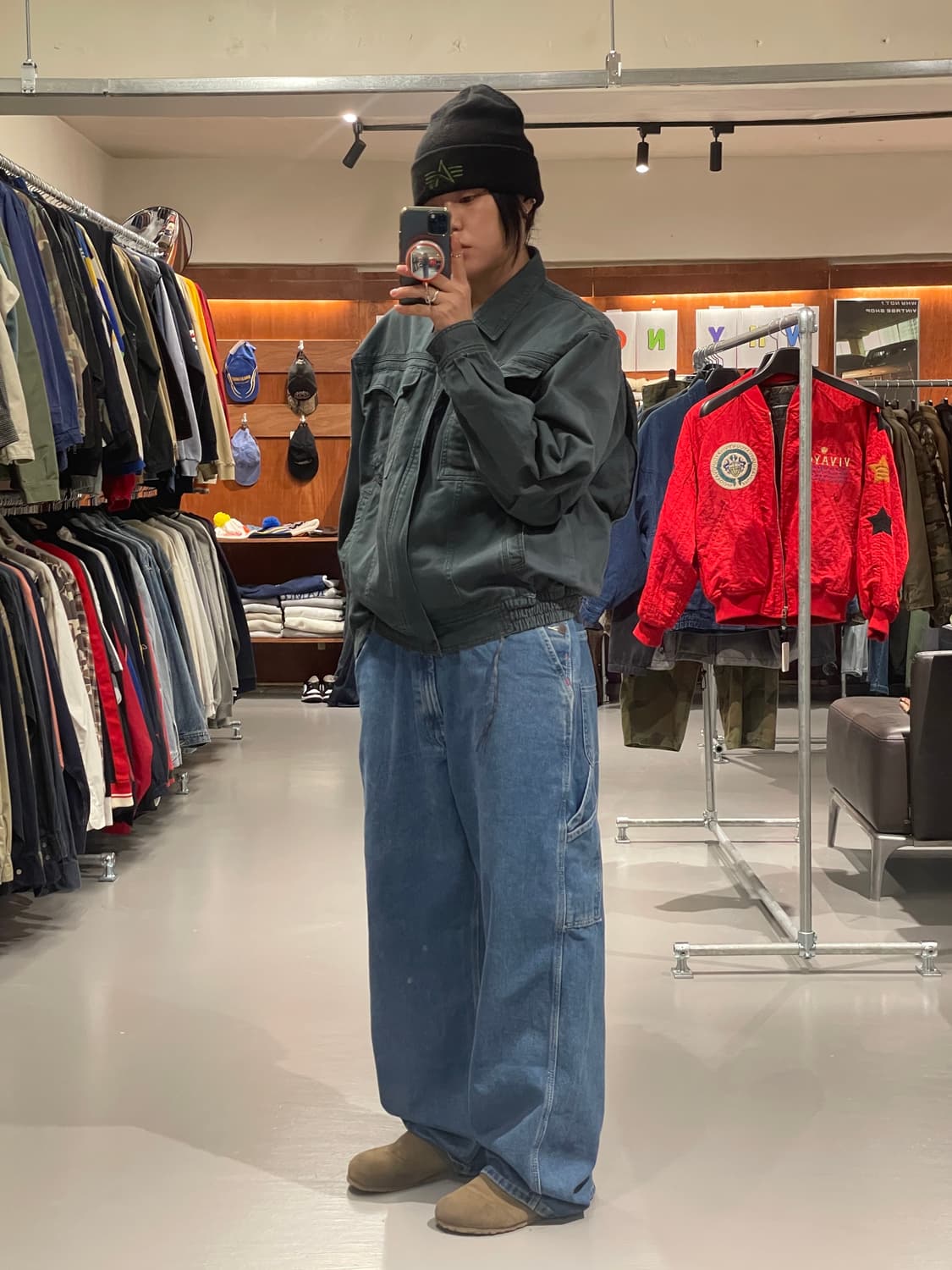 빈티지 워크 자켓 상품이미지3