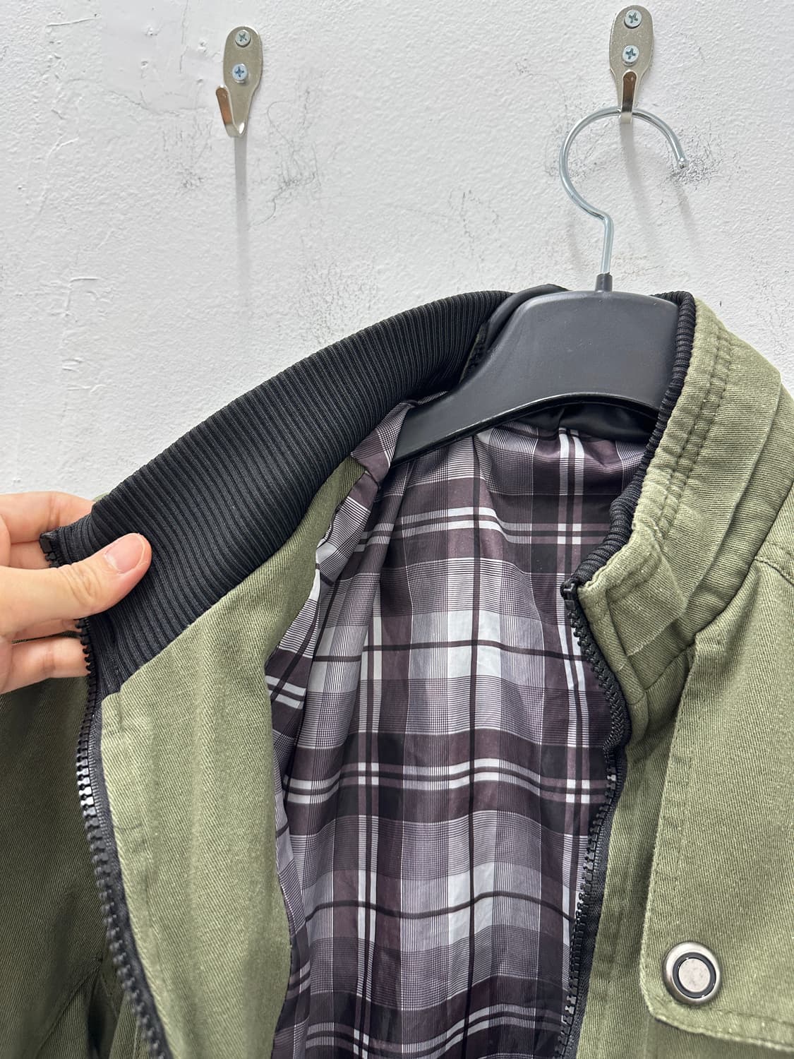 NONE vintage khaki blouson 상품이미지10