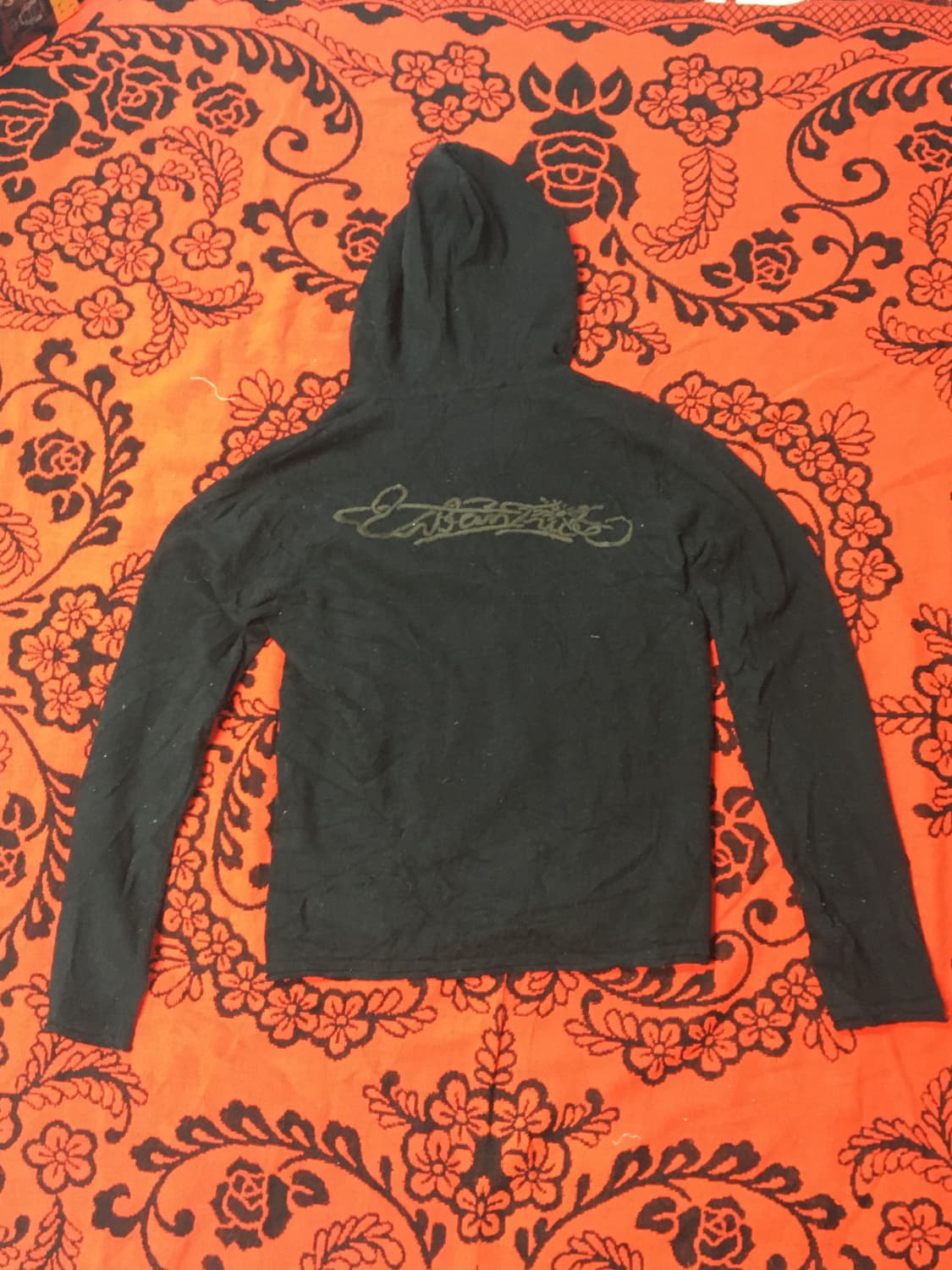 Vintage Gothic punk Knit hoodie zip-up 상품이미지4