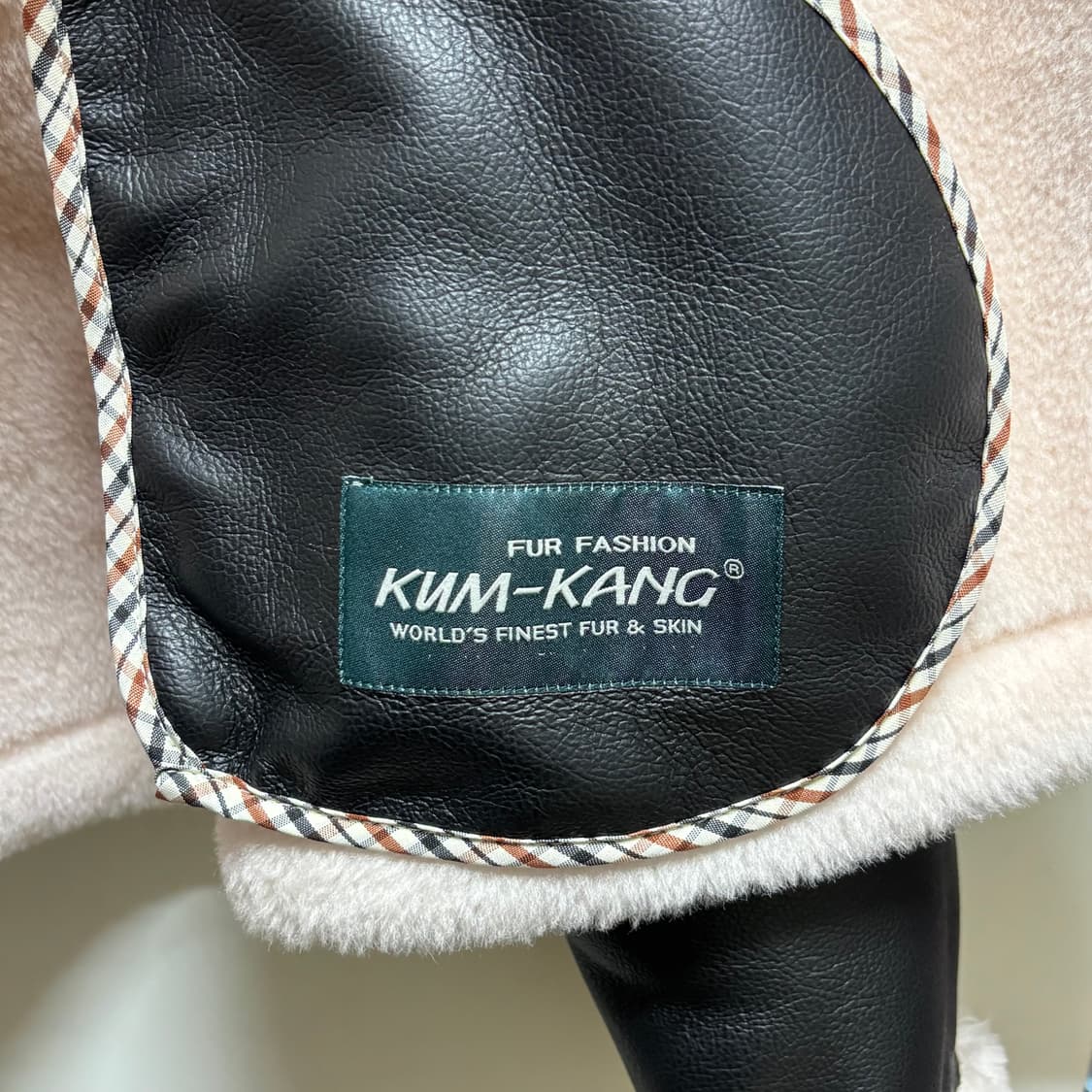 금강모피 양털 하이넥 무스탕 자켓 상품이미지8