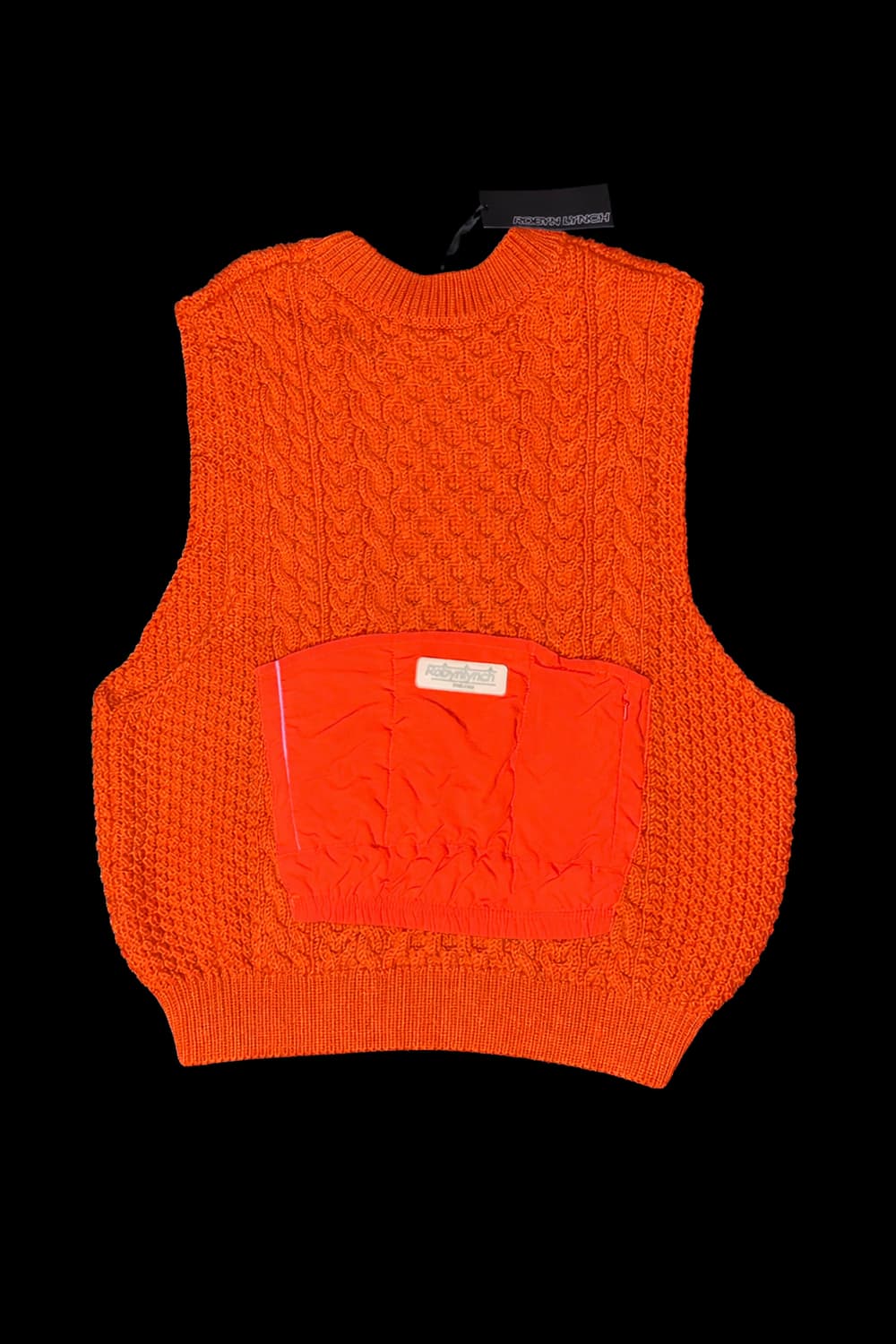 Robyn Lynch 오렌지 니트 조끼 XL 상품이미지2