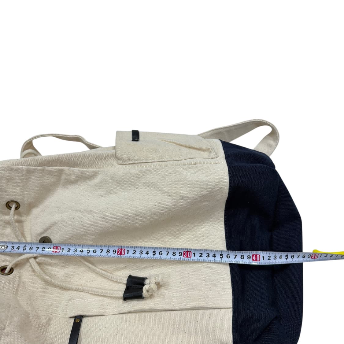 스프링콤마 아이보리 포켓 복조리 백팩 가방 상품이미지7