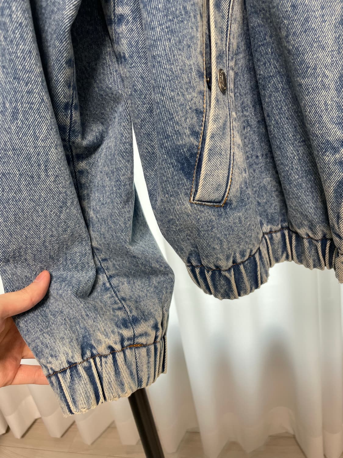 아미 워싱 청자켓 XL 상품이미지3