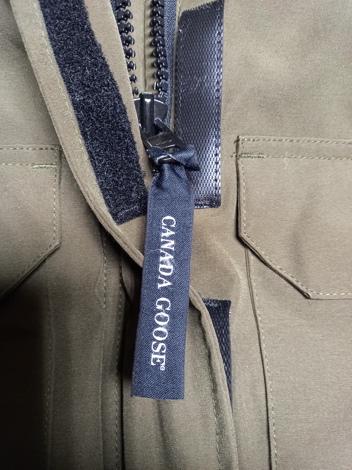 캐나다구스 퓨전 여성 파카패딩  카키 xxs 상품이미지4