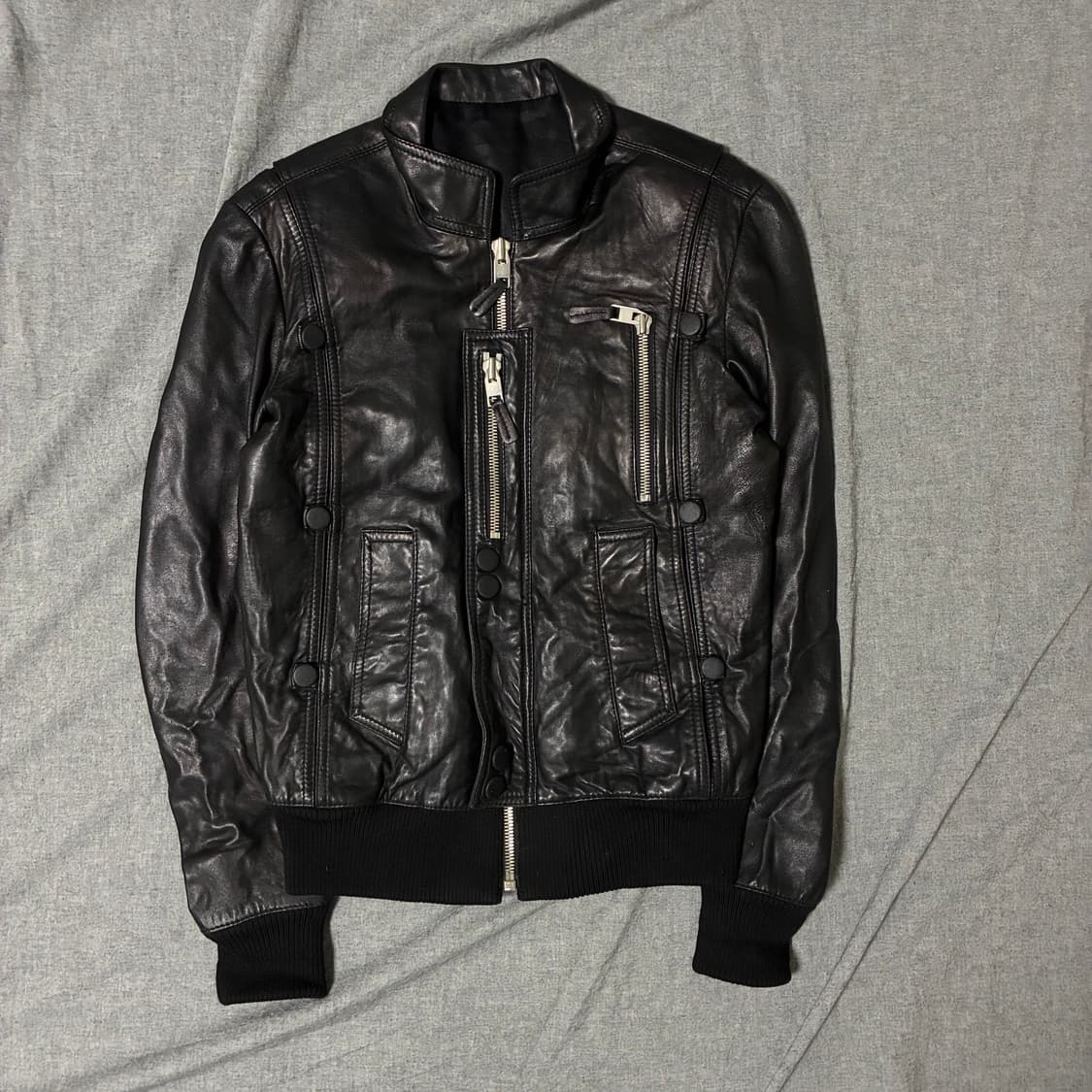 양가죽 봄버 자켓 상품이미지7