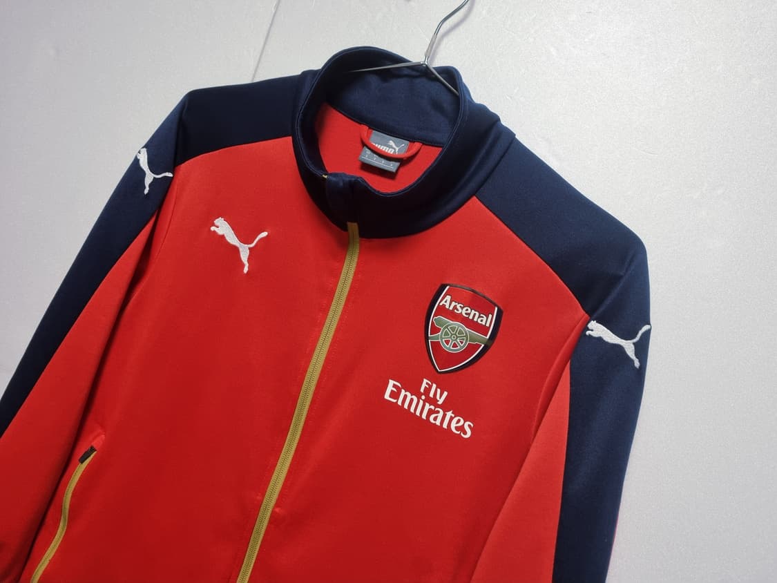 키즈 주니어 퓨마 푸마 아스날 트랙탑 져지 저지 집업 축구복 트레이닝복 상품이미지4