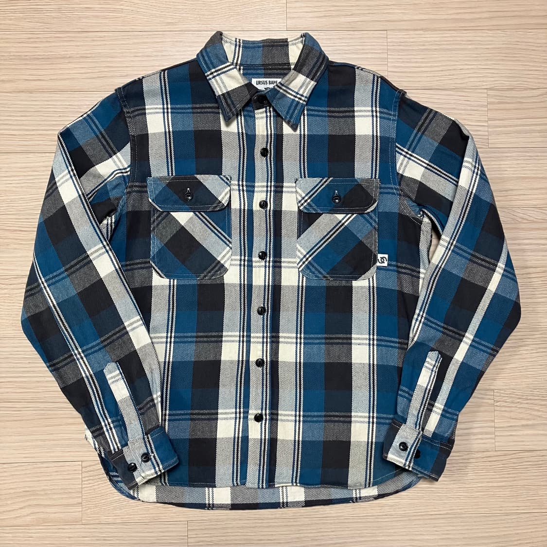 베이프 플란넬 체크 셔츠 bape 상품이미지2