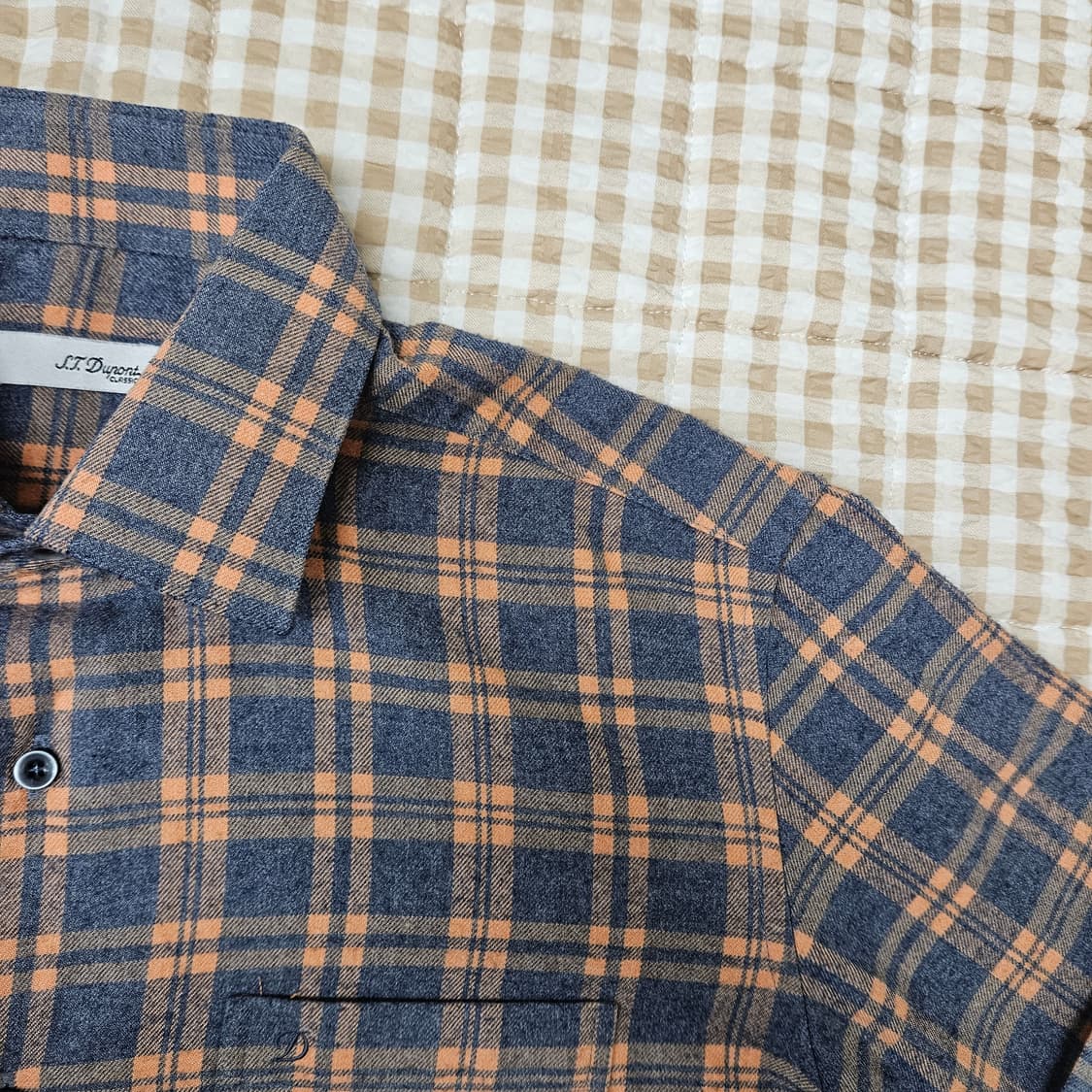 S.T.듀풍 춘추용 긴소매 셔츠 남자100 상품이미지3