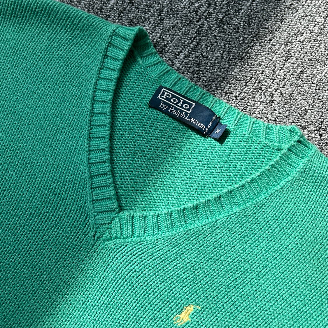 폴로 랄프로렌 민트 브이넥 니트  상품이미지5