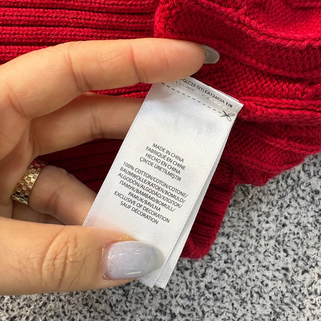 L 폴로 여성 케이블 니트 스웨터 0324J 상품이미지6