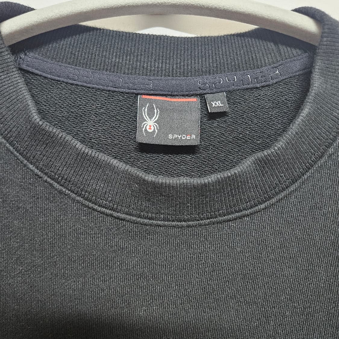 스파이더 레터링 로고 맨투맨 티셔츠 XXL 상품이미지3