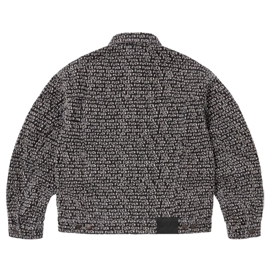 슈프림 퍽 스티치 데님 트러커 자켓 블랙 상품이미지2