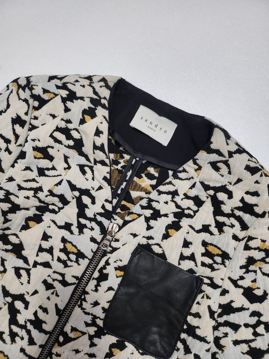 산드로 여성 패턴 자켓 36 상품이미지3