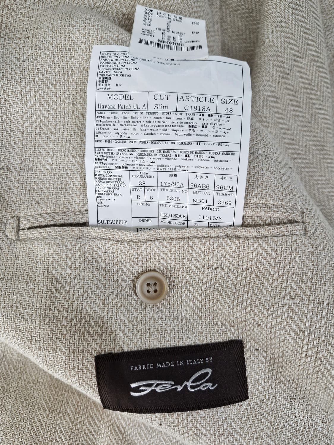 수트서플라이 SUITSUPPLY 22ss 블레이저_48 상품이미지6