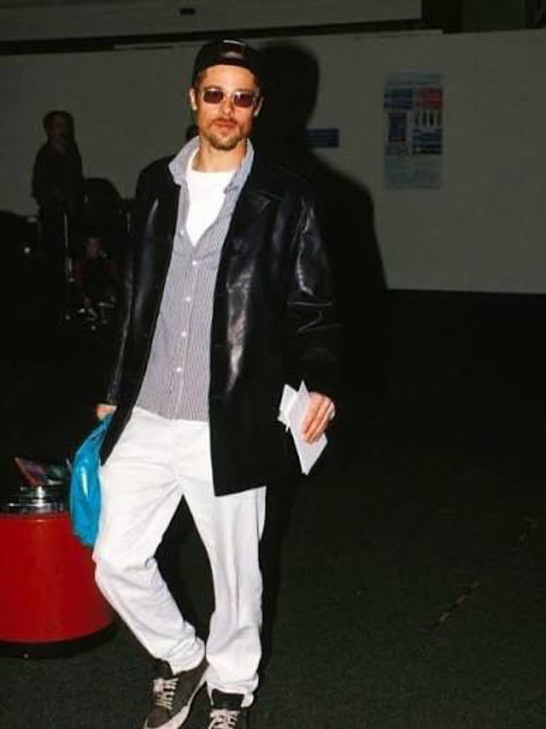 Old gap leather blazer 상품이미지1