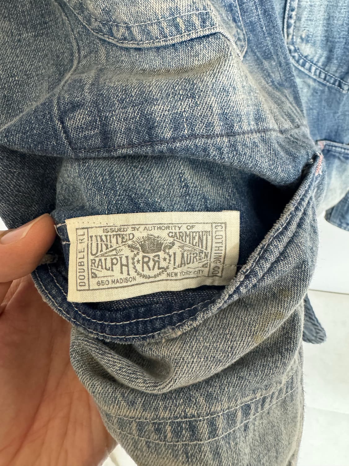 M 더블알엘 인디고 데님 초어 자켓 / LOT061 상품이미지4