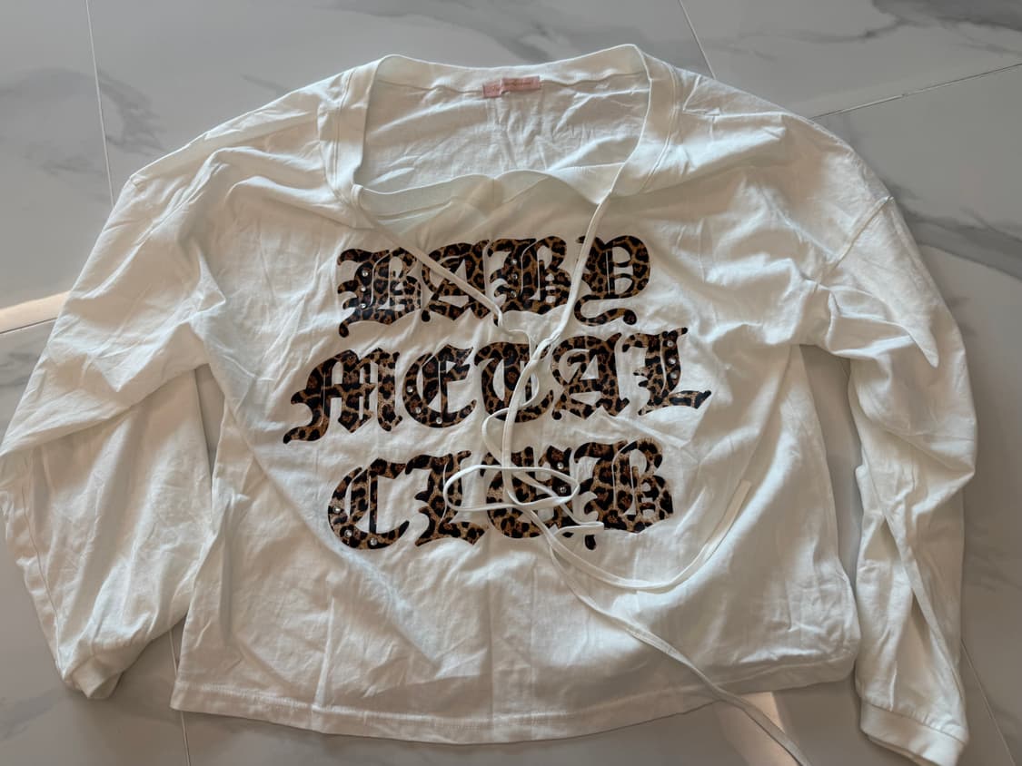 베이비메탈클럽 레오파드 화이트 상품이미지1