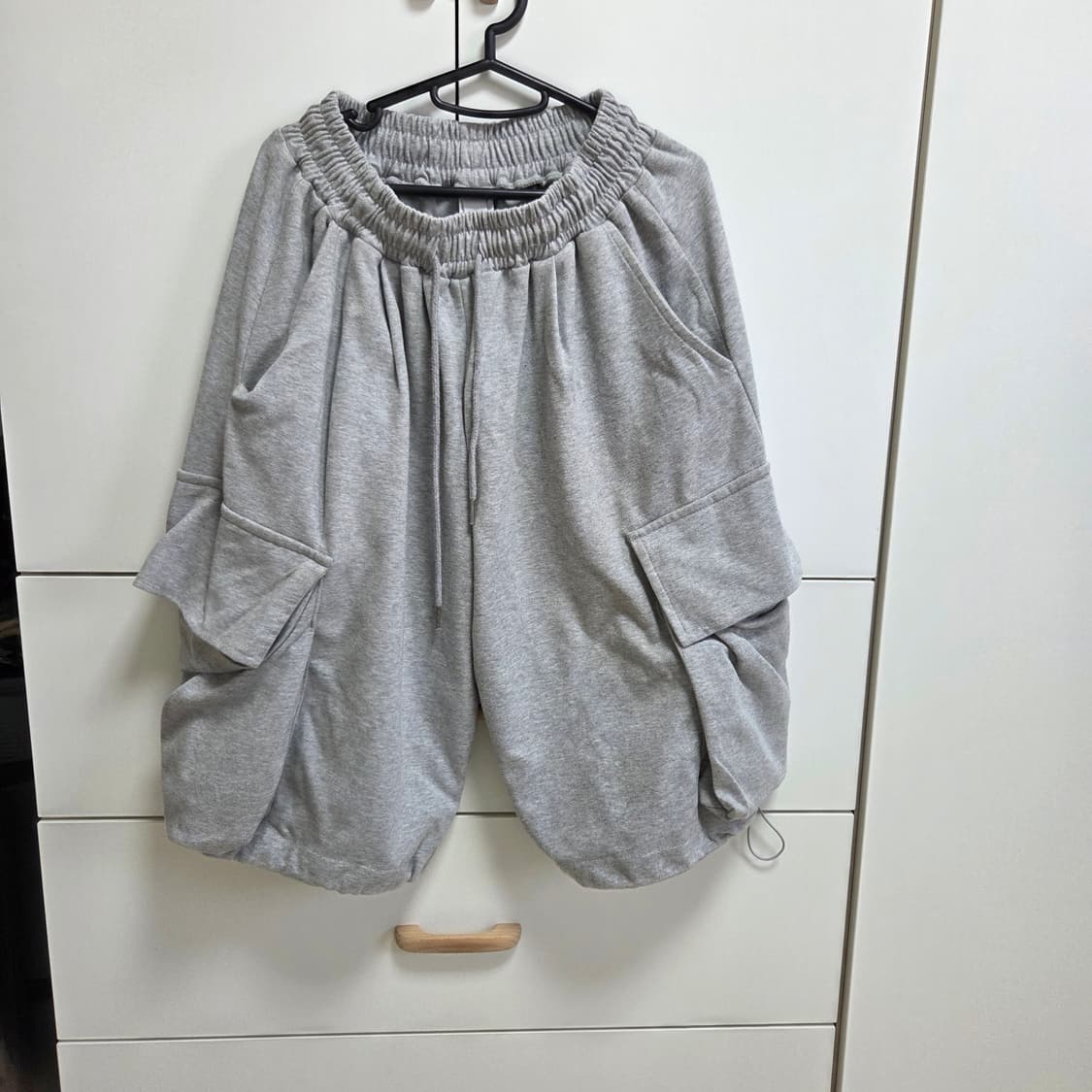 그레이 버뮤다팬츠 프리사이즈 상품이미지1