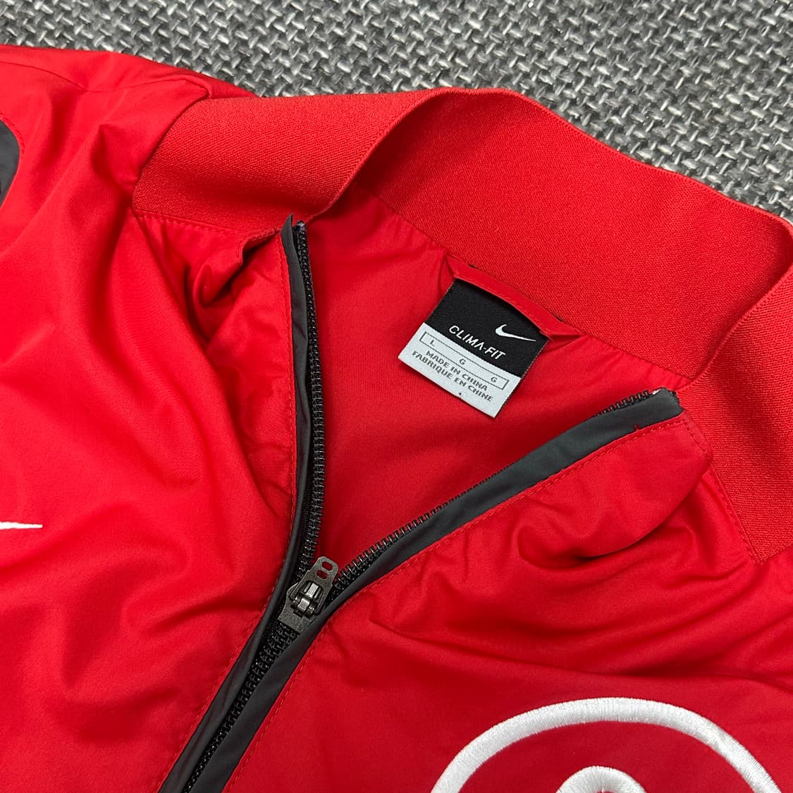 나이키 00s 올드스쿨 토탈90 빈티지 레드 바람막이 L 상품이미지7