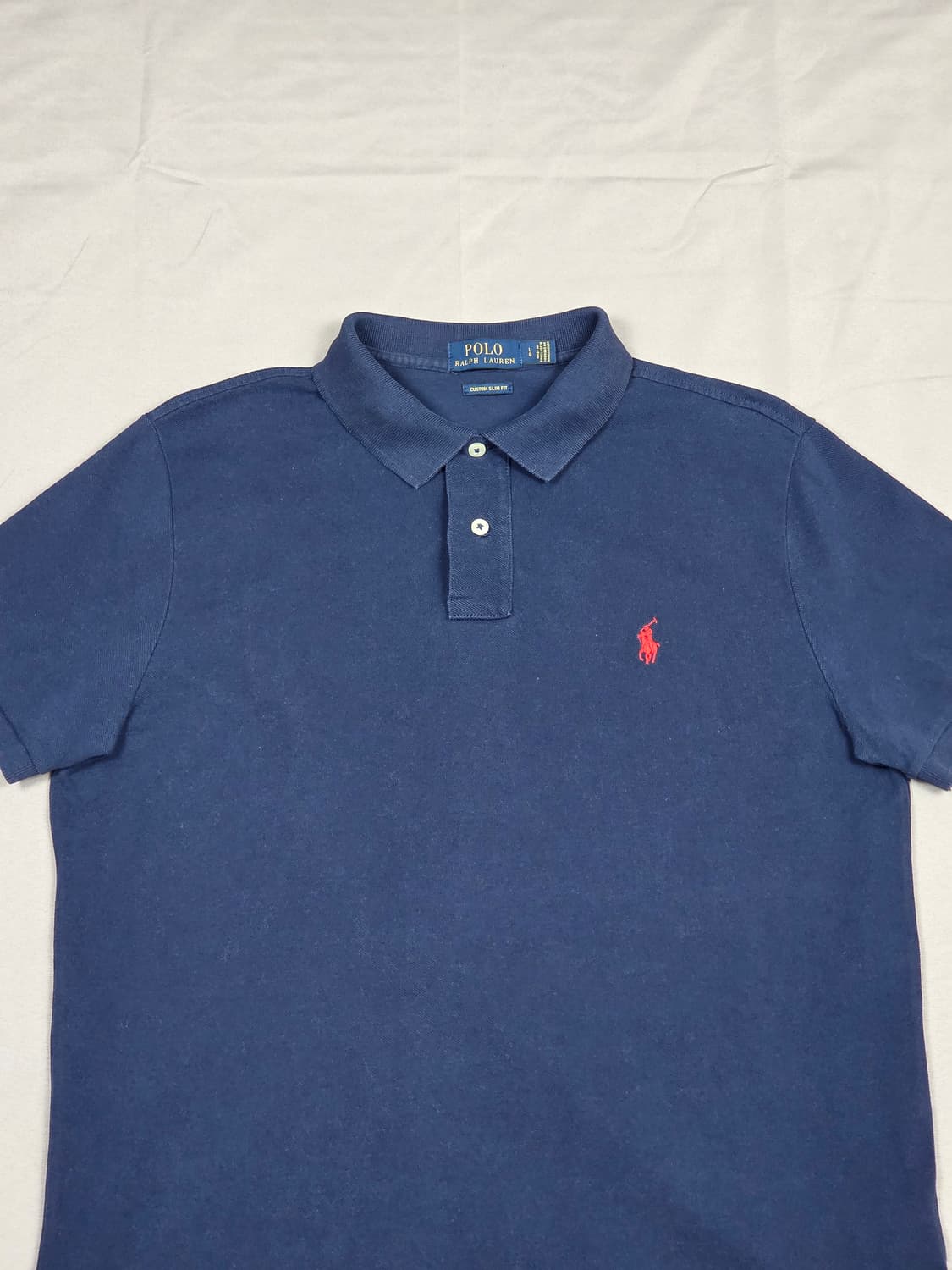 [폴로 랄프로렌] 커스텀 슬림 핏 포니 반팔 카라티 | S00089 상품이미지2