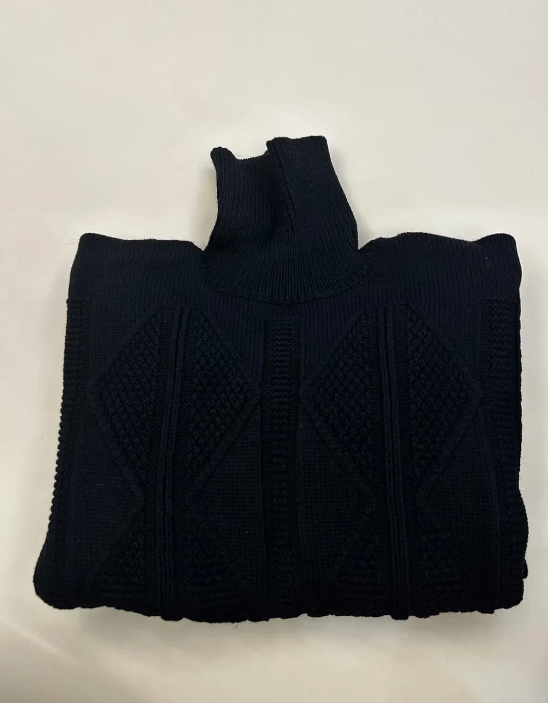 피그벨 포레스트 피셔맨 터틀넥 니트 블랙 2사이즈 새상품 판매 상품이미지7