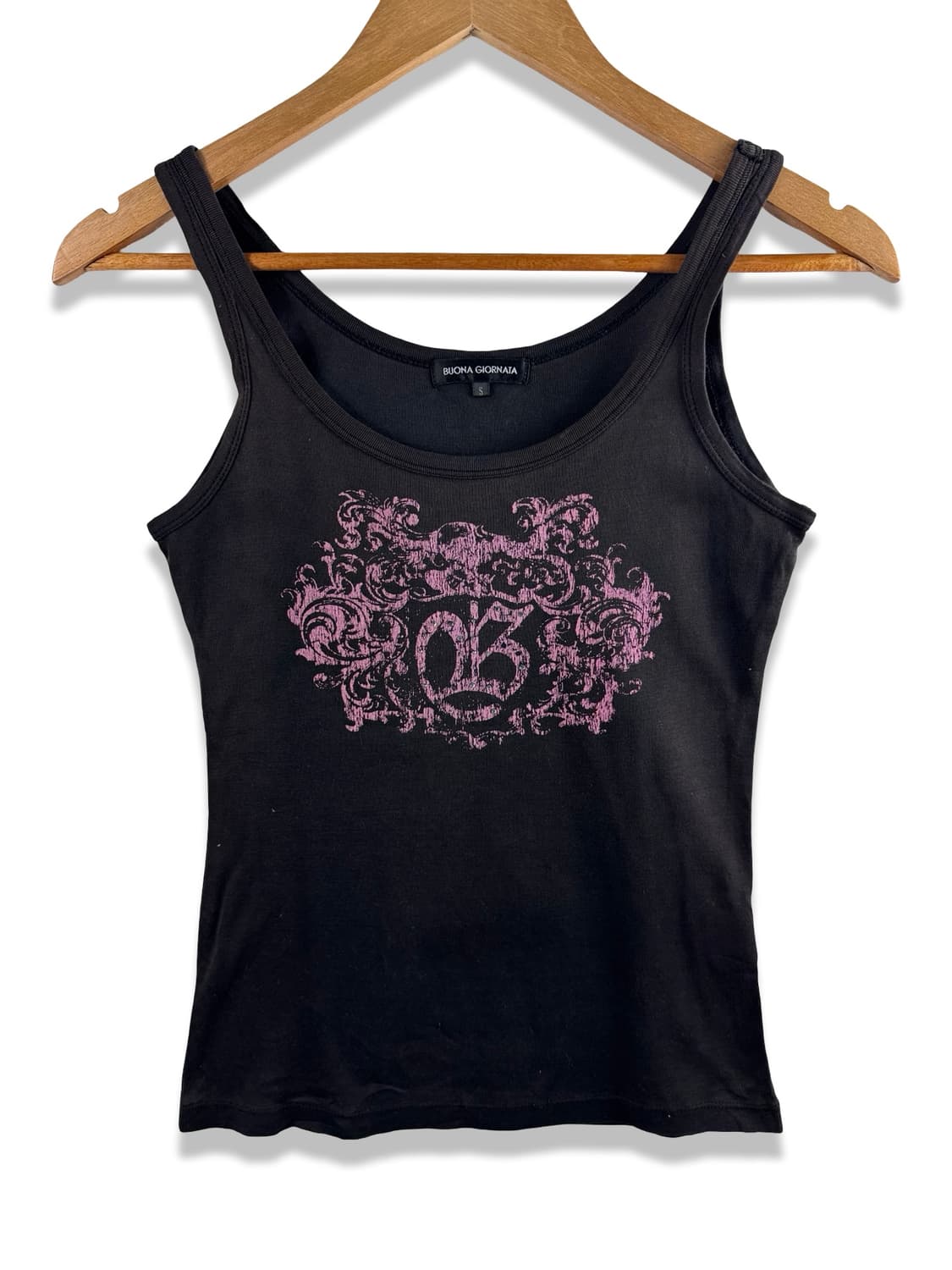 JPN Y2K 프린팅 슬리브리스2364 상품이미지1