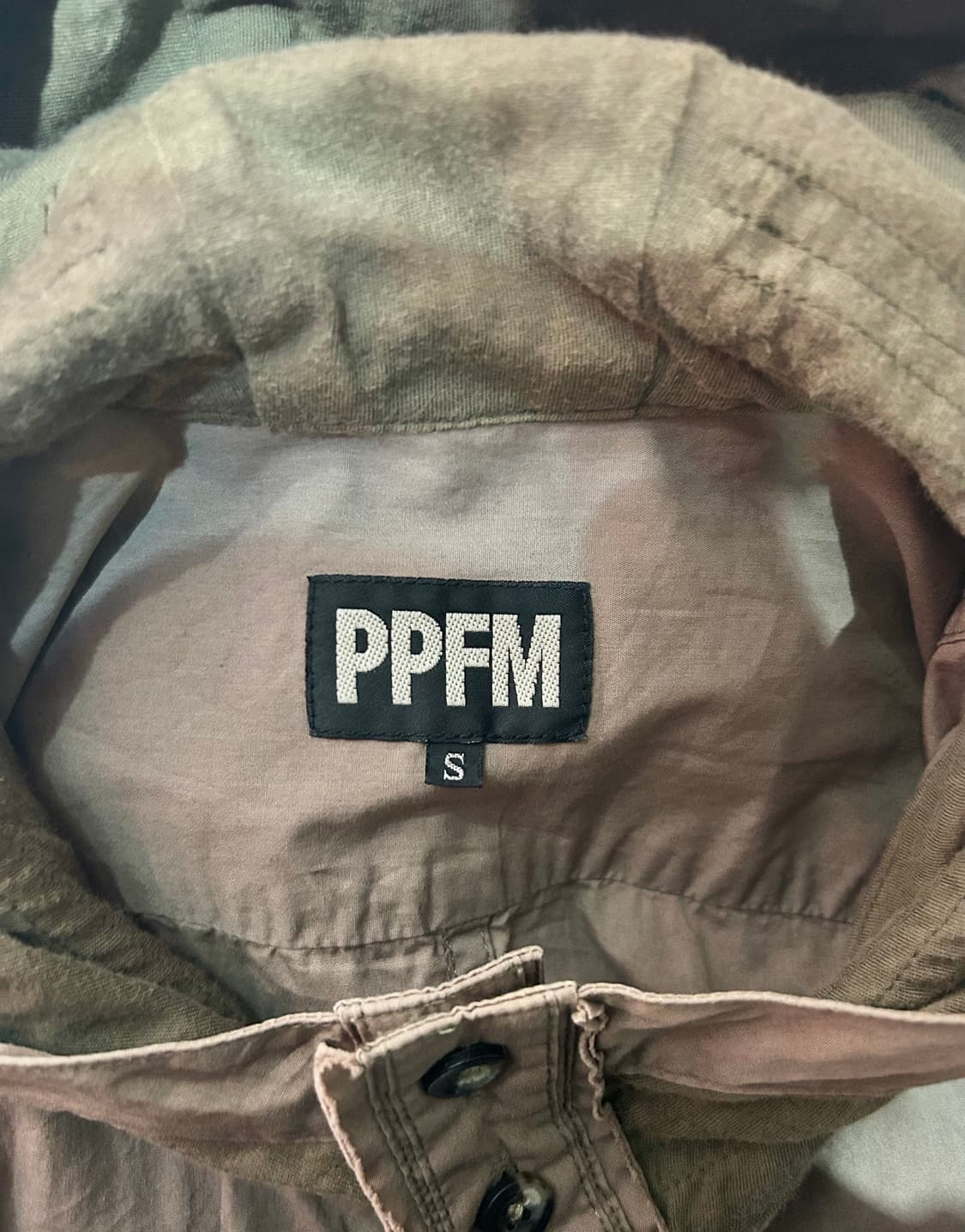 PPFM hooded shirt PPFM 반팔 후드 셔츠 상품이미지3
