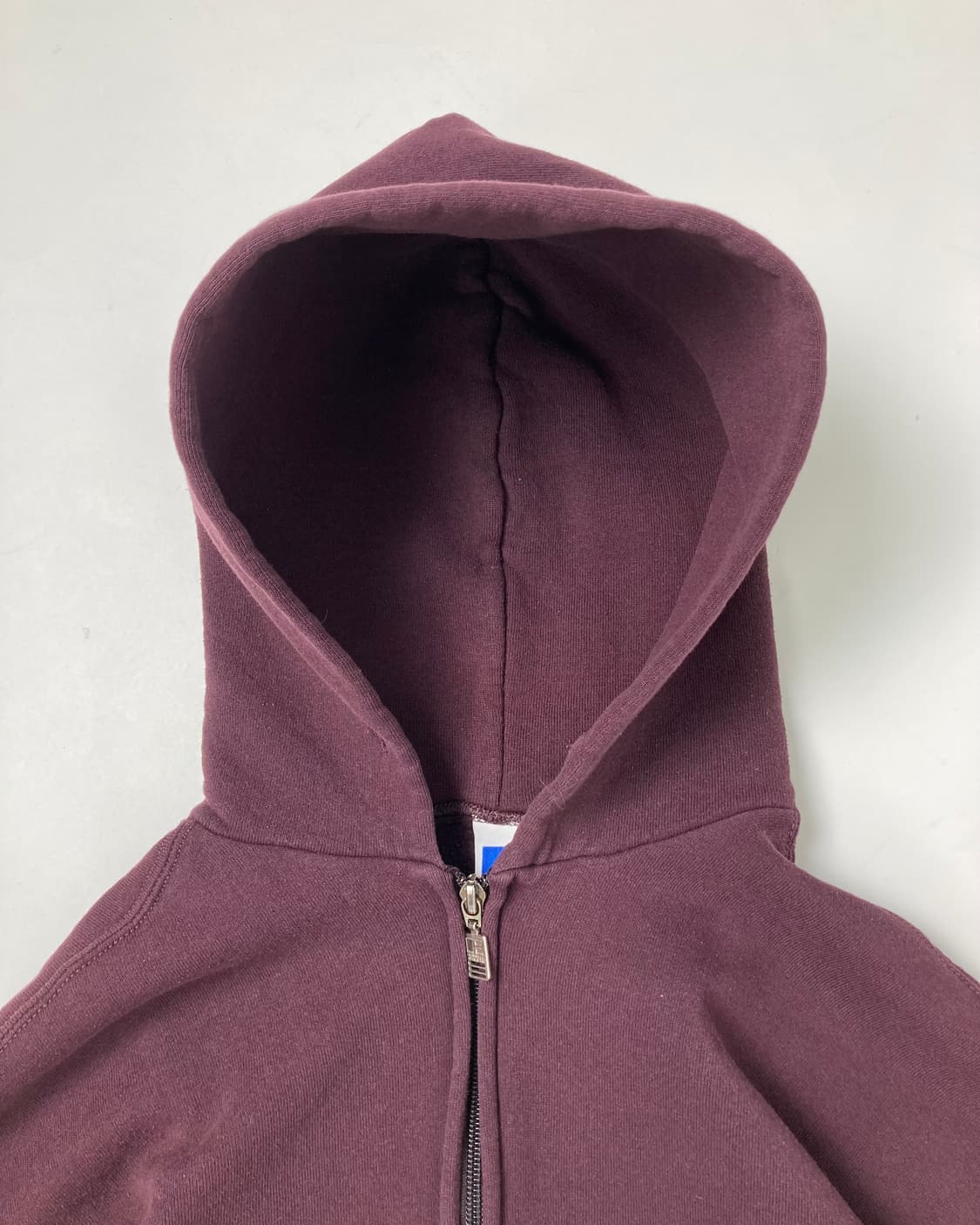 90s Russell Zip Up Hoodie (deep plum) 상품이미지6
