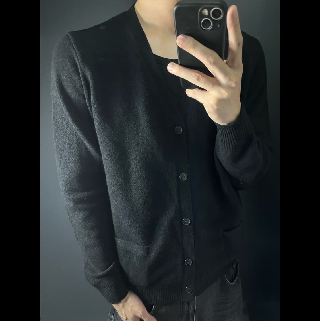 UNIQLO 유니클로 램스울 니트 가디건 상품이미지1