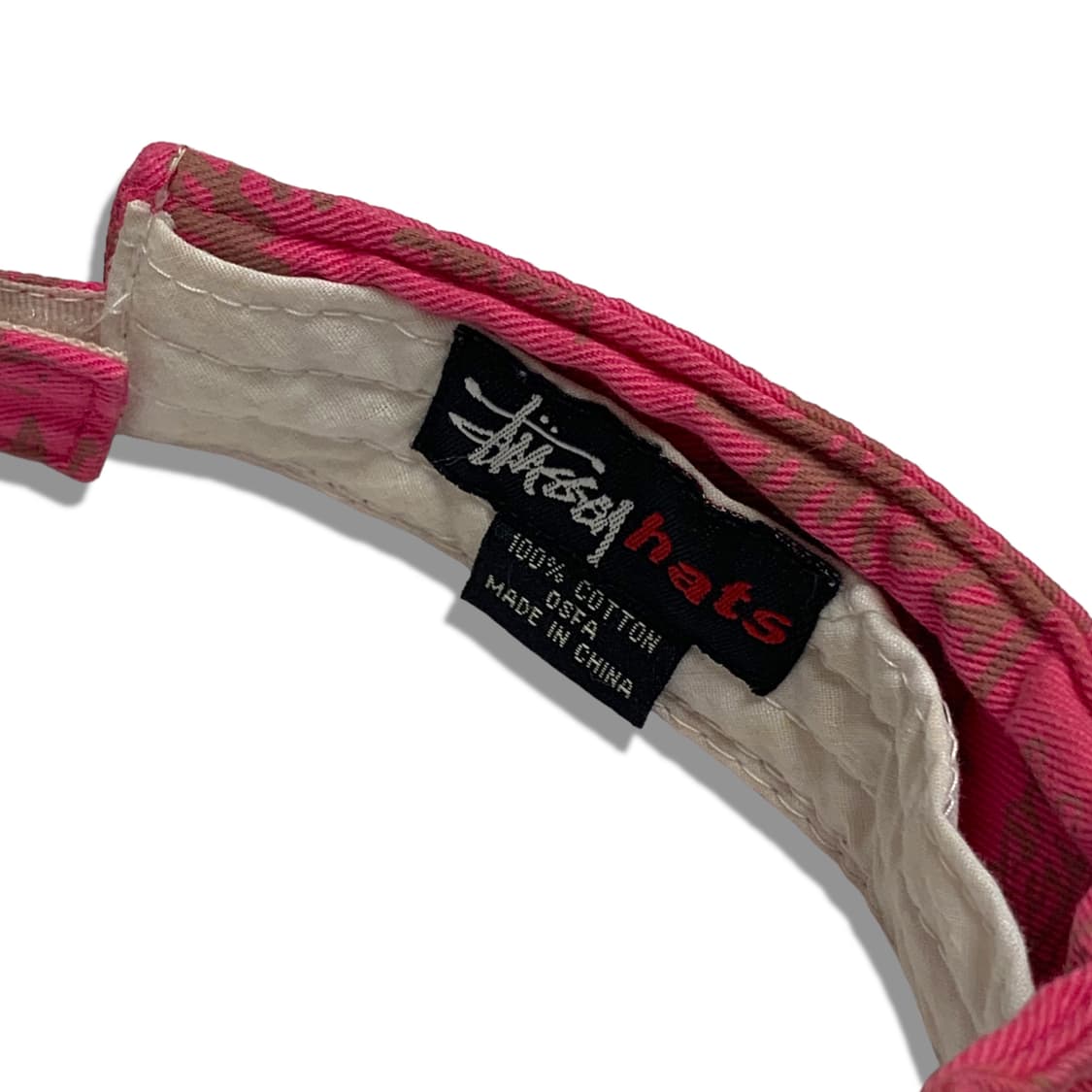 90s STUSSY 스투시 아카이브 선 바이저 선캡 상품이미지5