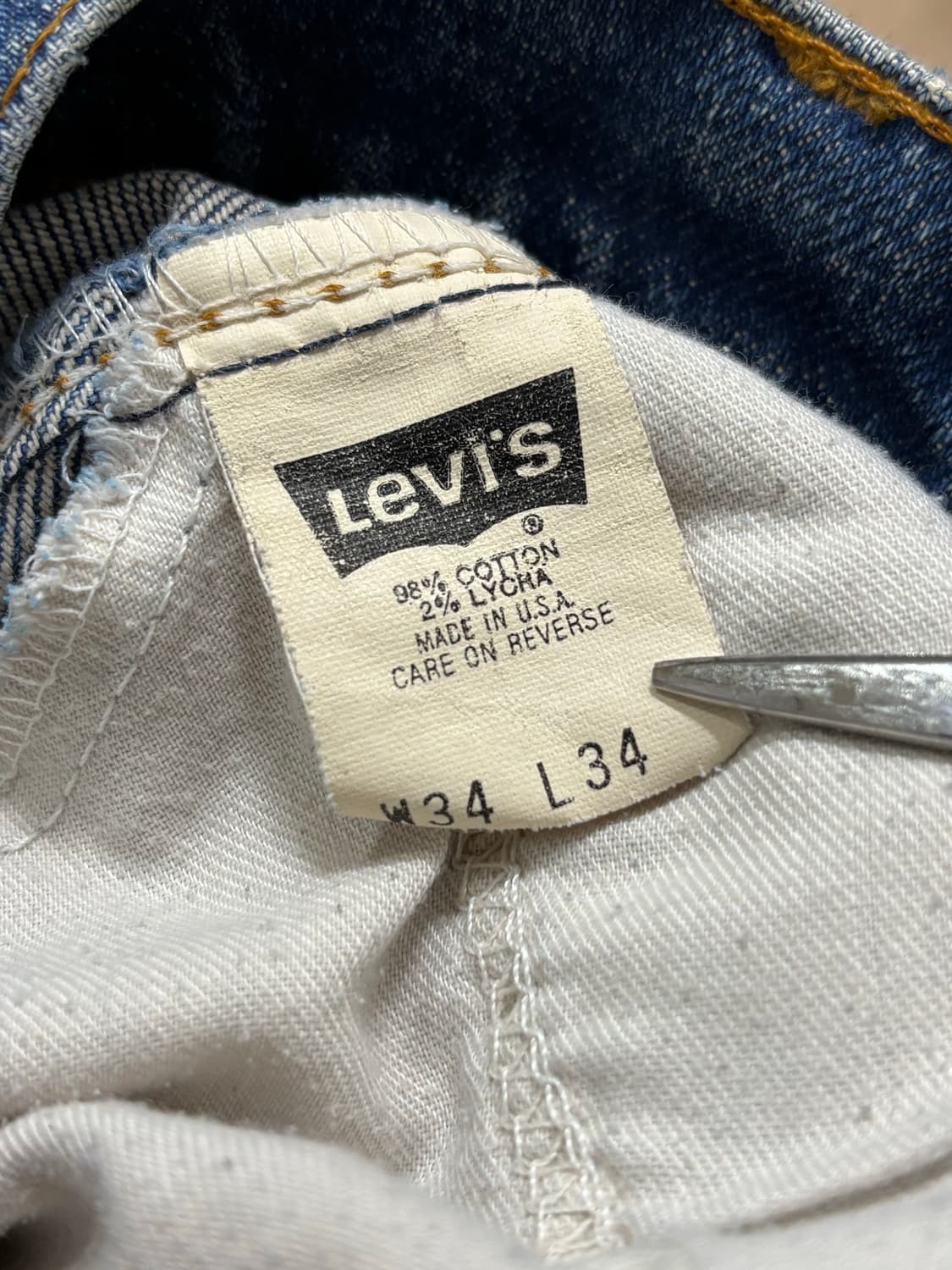 90s Levi’s usa 517 오렌지탭 데님 상품이미지6