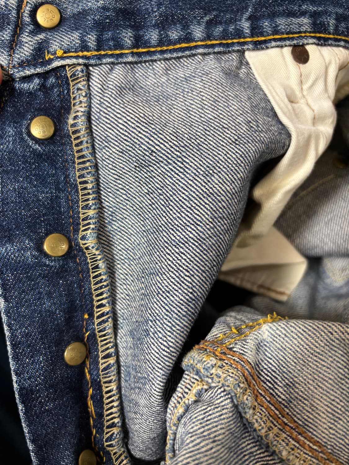 90s evisu 리바이스 복각 셀비지 데님 상품이미지7